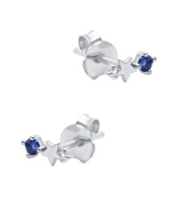 September Birthstone Silver Stud Earring STS-6804